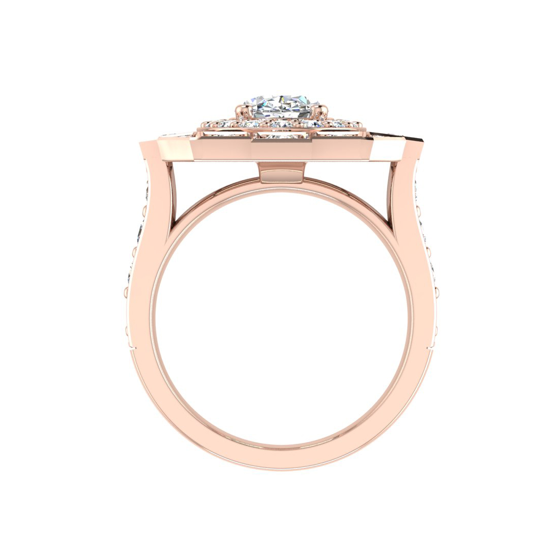 Everlee Halo Engagement Ring